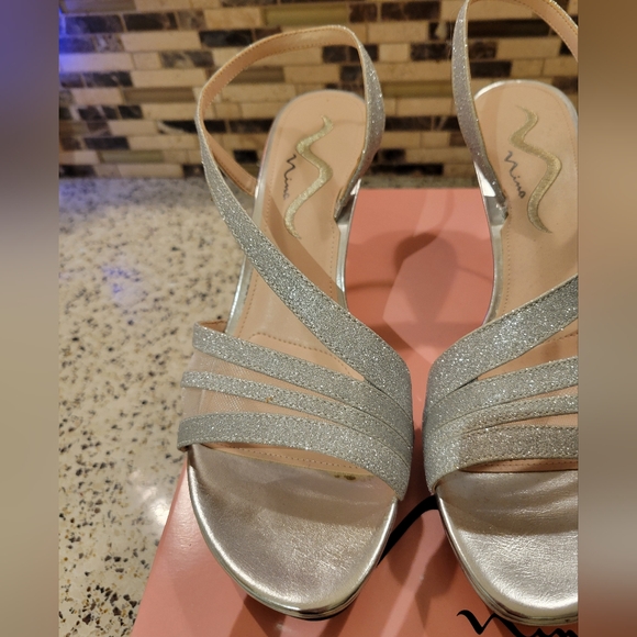 NINA Silver Sandals - Picture 3 of 11